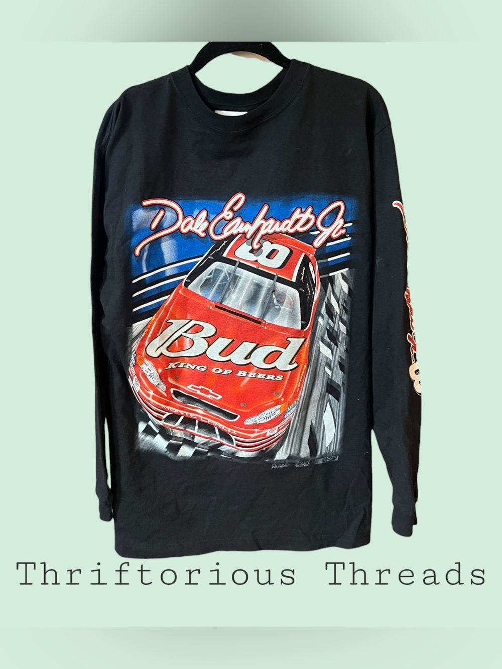 Vintage Dale Earnheart Jr Long Sleeve Tee